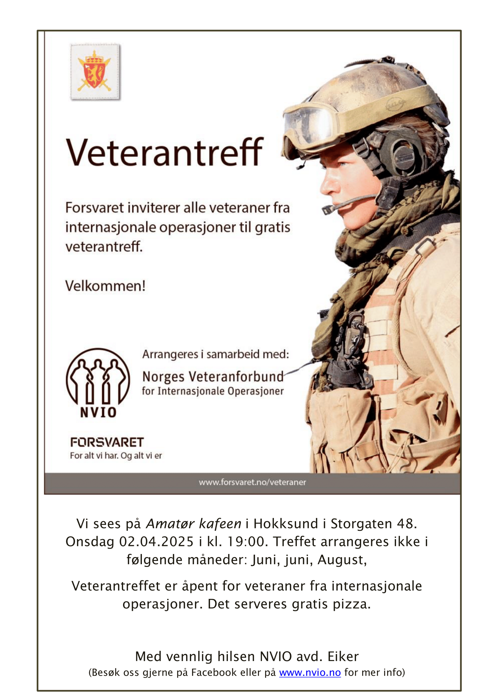 Artikkelbilde til artikkelen Veterantreff